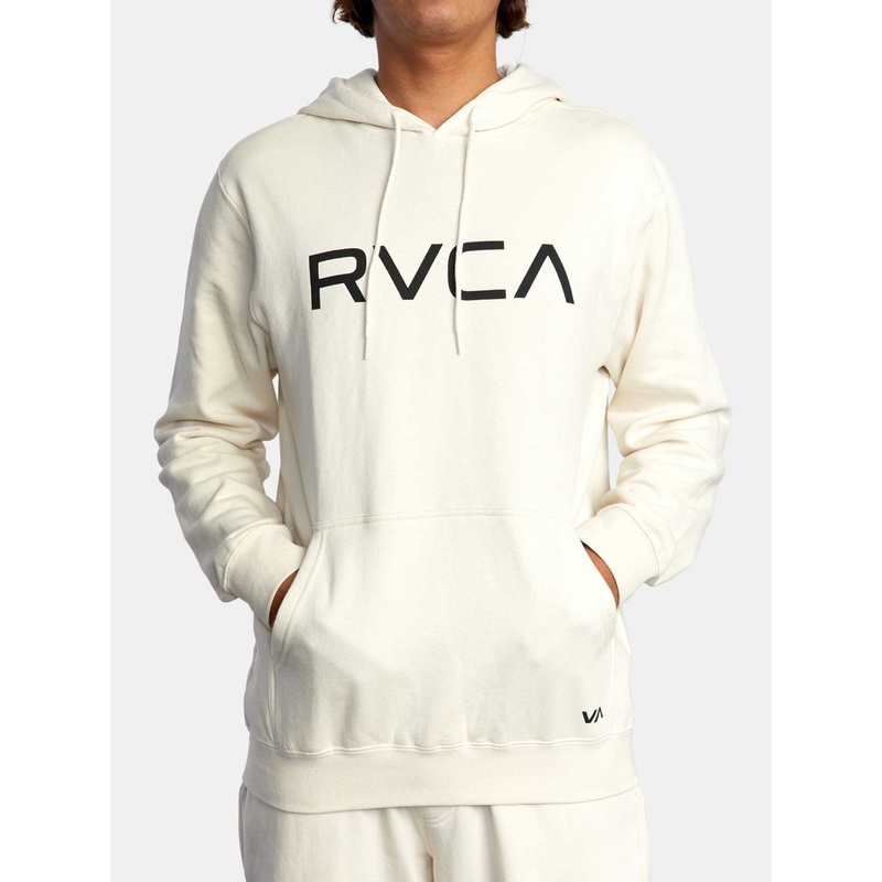 Big RVCA Hoodie|SM|MED|LRG|XL|XXL|SILVER BLEACH (SLB)|NAVY HEATHER (NVH)|BLACK (BLK)