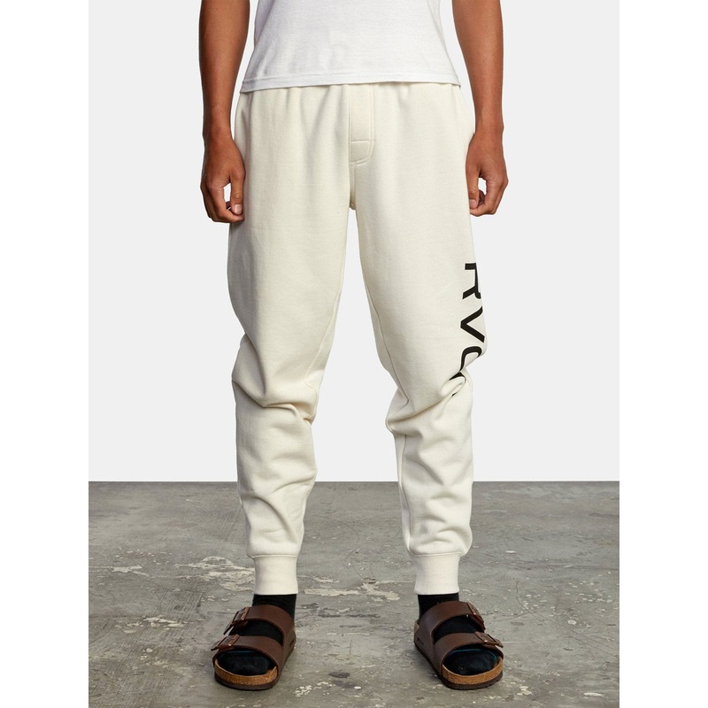 Big RVCA Sweatpants|SM|MED|LRG|XL|SILVER BLEACH (SLB)|BLACK (BLK)
