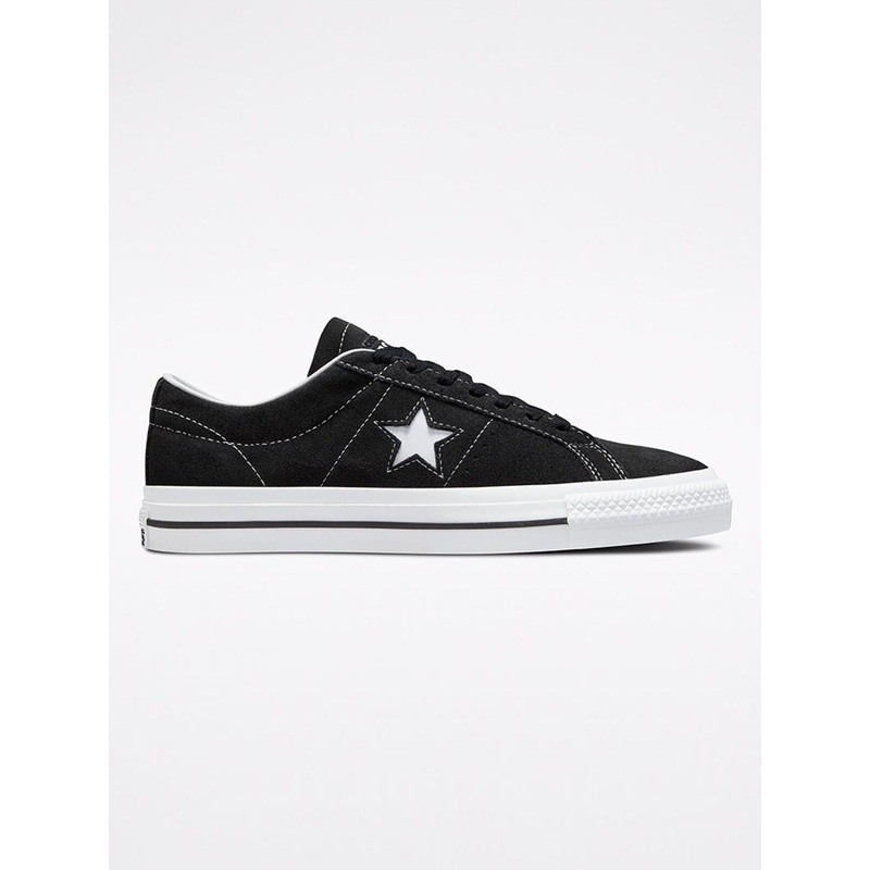 One Star Pro Low Top Black/Black/White Shoes