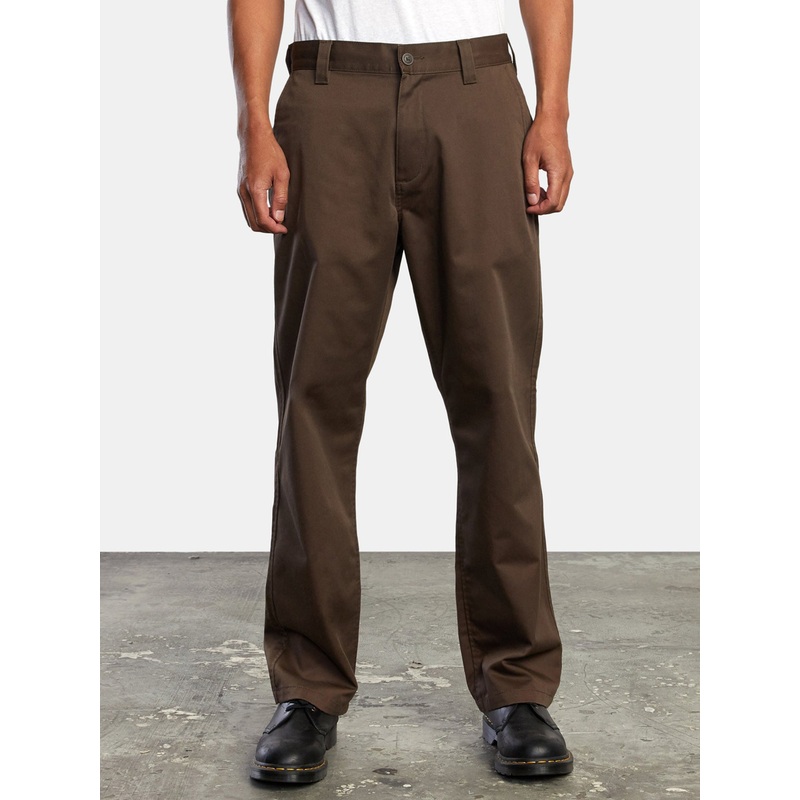 Americana Chino Pants|30|31|32|33|34|36|CHOCOLATE (CHO)|RVCA BLACK (RVB)|KHAKI (KHA)