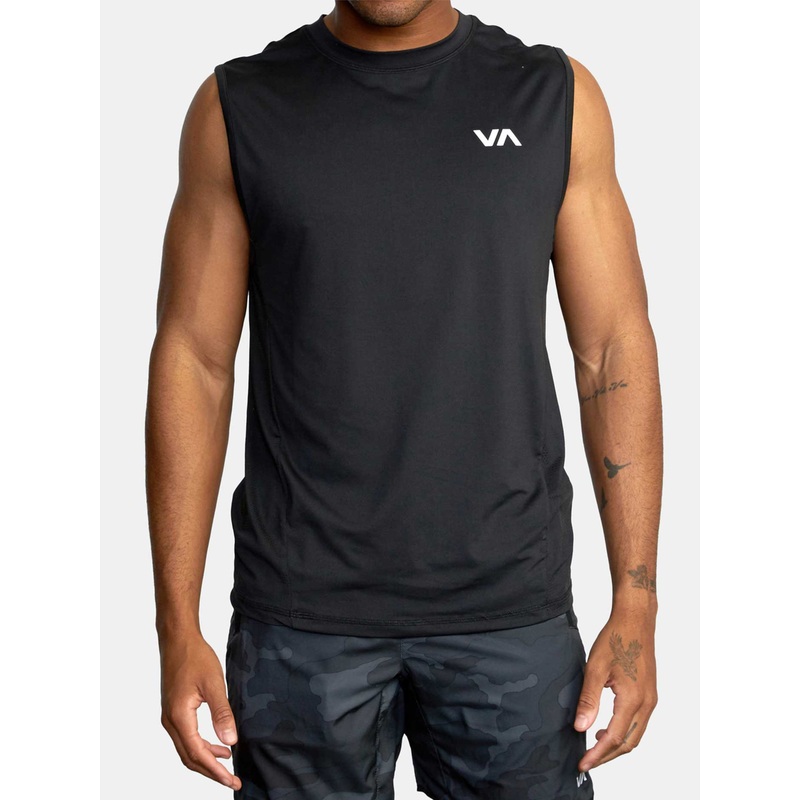 Sport Vent Muscle Tank Top|SM|MED|LRG|XL|XXL|BLACK (BLK)