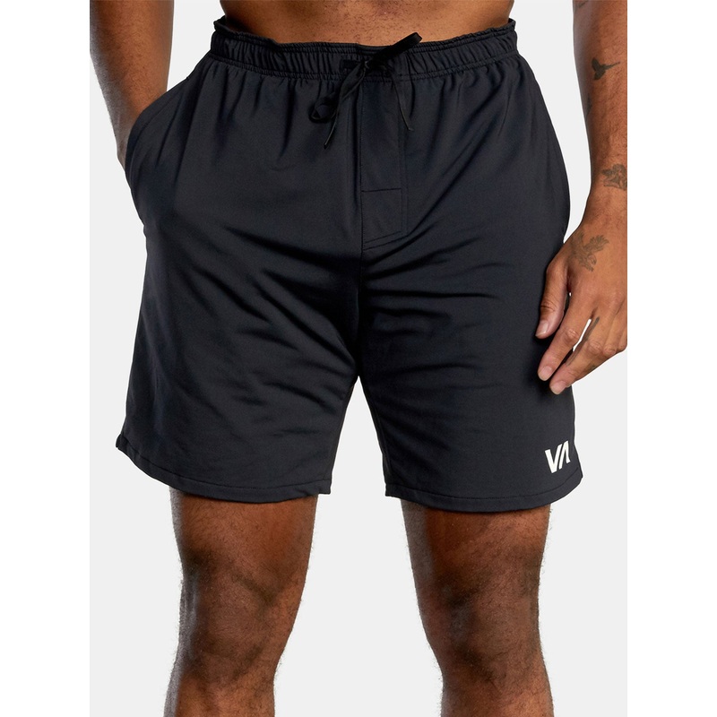Trainer Elastic Shorts|MED|LRG|BLACK (BLK)