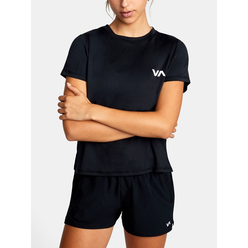 Sport Vent Workout T-Shirt|XS|SM|MED|LRG|BLACK (BLK)