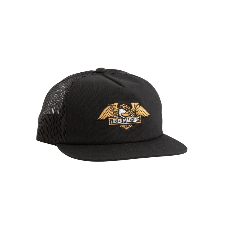 Wings Trucker Snapback Hat|O/S|BLACK (BLK)|CAMO (CAM)|NAVY (NVY)