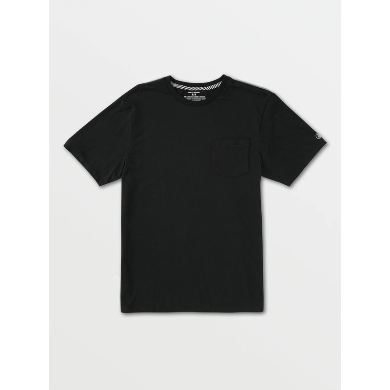 Solid Pocket T-Shirt|SM|MED|LRG|XL|XXL|BLACK (BLK)|WHITE (WHT)