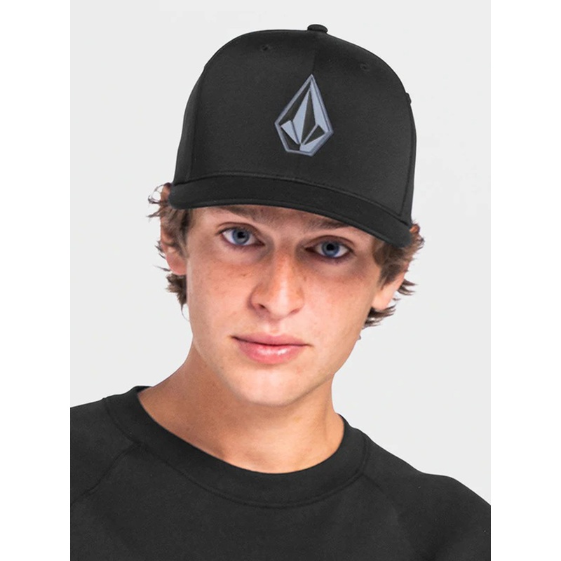 Stone Tech Delta Flexfit Hat|S/M|L/XL|BLACK (BLK)