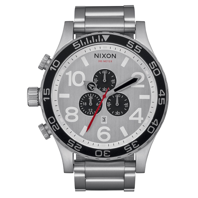 51-30 Chrono Watch|O/S|ALL SILVER/BLACK (2871)