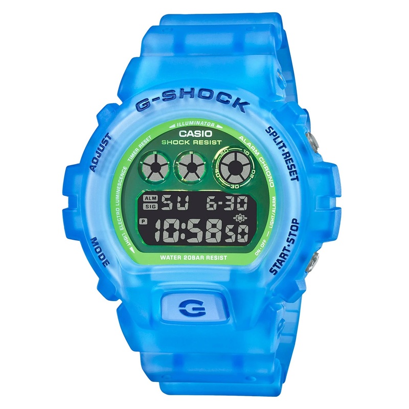 Digital Skeleton Translucent Blue Watch