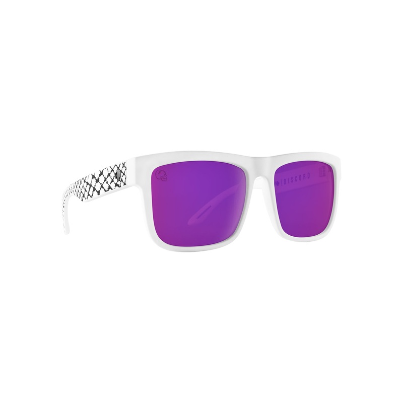 Discord Slayco Matte White Sunglasses