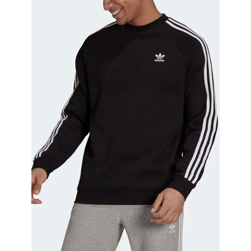 3 Stripes Sweatshirt Crewneck Sweatshirt