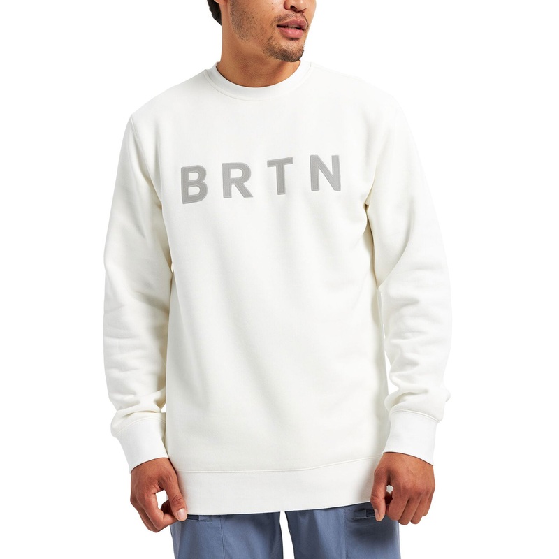 BRTN Crewneck Sweatshirt|SM|MED|LRG|XL|XXL|STOUT WHITE (100)|TRUE BLACK (001)|SLATE BLUE (401)