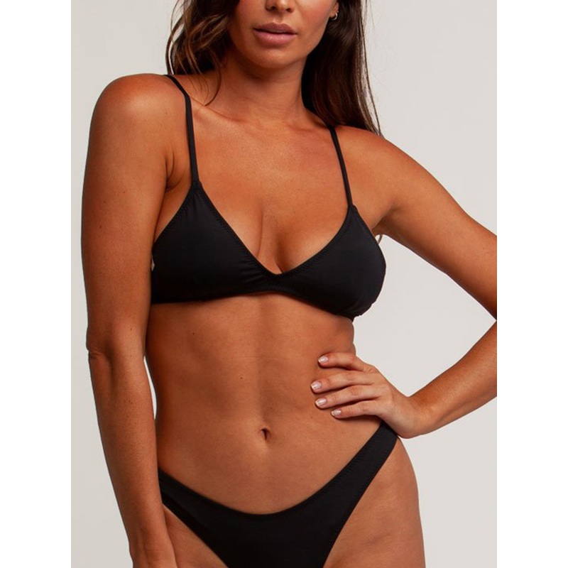 Islander Trilette Bikini Top|SM|LRG|MED|XS|BLACK