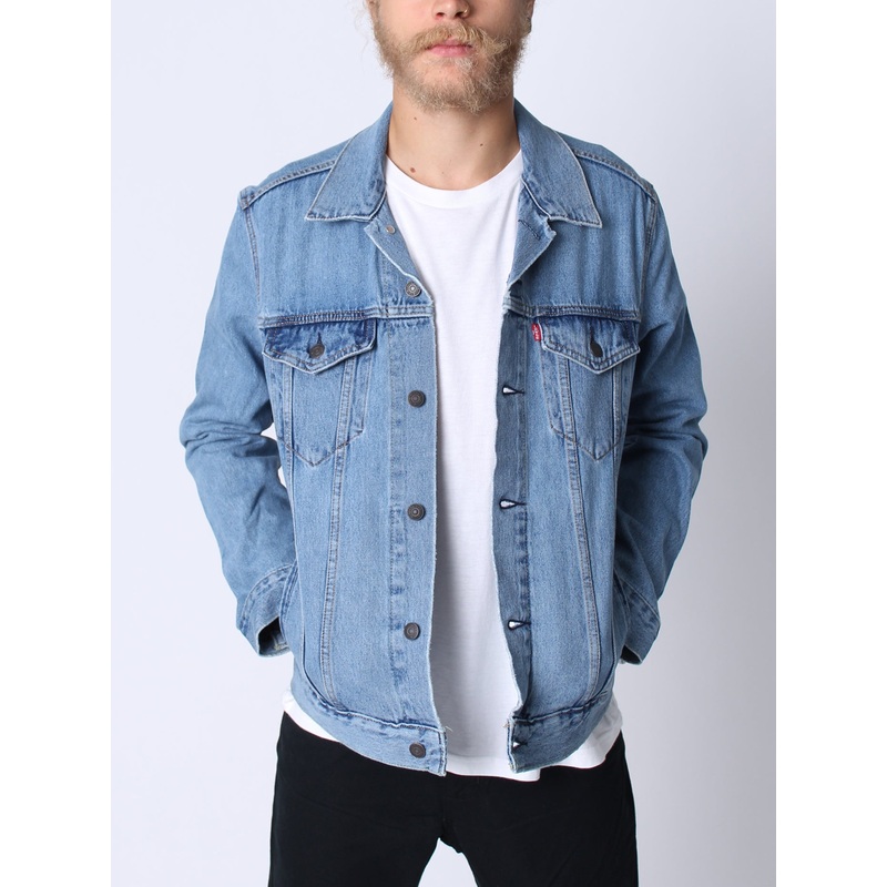 The Trucker Denim Jacket|SM|MED|LRG|XL|XXL|LIGHT STONEWASH (0131)|RINSE TRUCKER (0134)|BERKMAN (0144)|MUGITO TRUCKER (0321)|PANTHERO TRUCKER (0420)