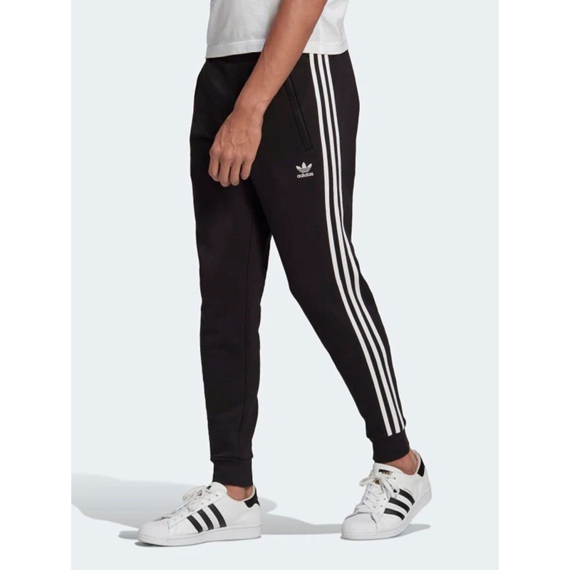 3 Stripes Black Pants|SM|MED|LRG|XL|XXL|BLACK