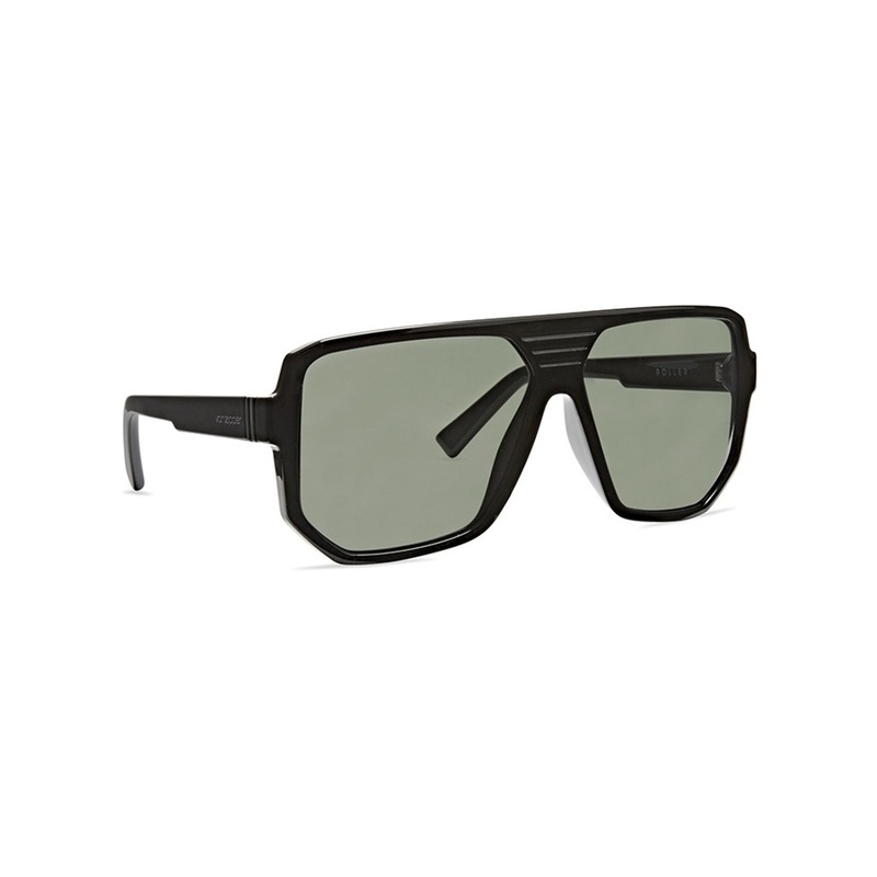 Roller Black Gloss/Vintage Grey Lens Sunglasses
