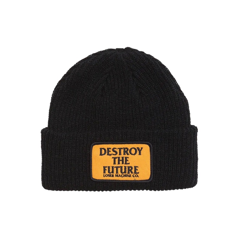 Token Beanie|O/S|BLACK (BLK)|GOLD (GLD)