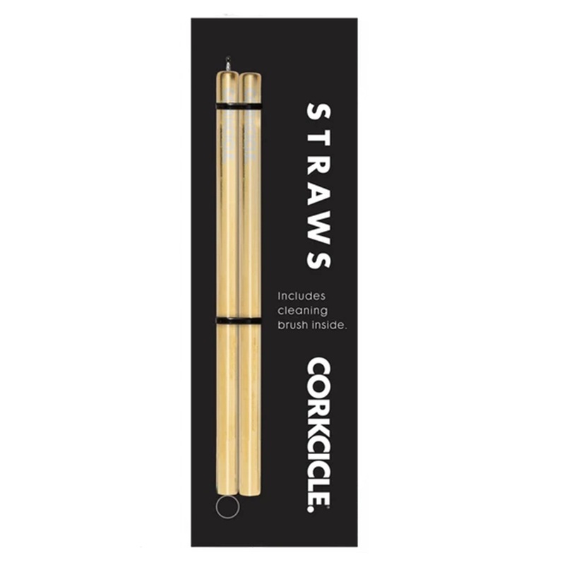 Cocktail Straw 2-Pack|COCKTAIL|GOLD