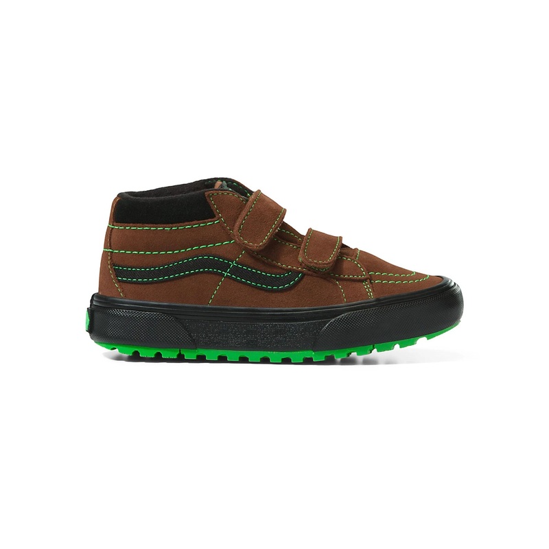 SK8-MID Reissue V MTE-1 Tortoise Shell Winter Shoes (Kids)