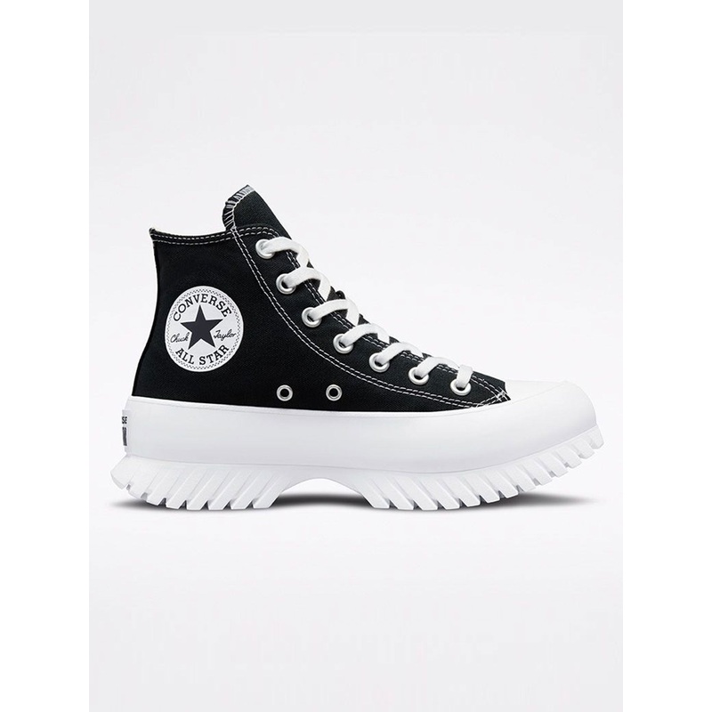 CT AS Lugged 2.0 Black/Egret/White Platform Shoes