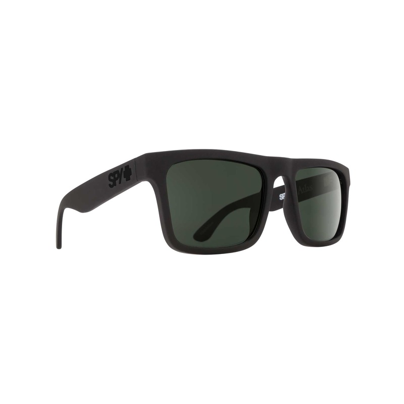 Atlas Polarized Sunglasses|O/S|SOFT BLK/HPY GRY GRN POL