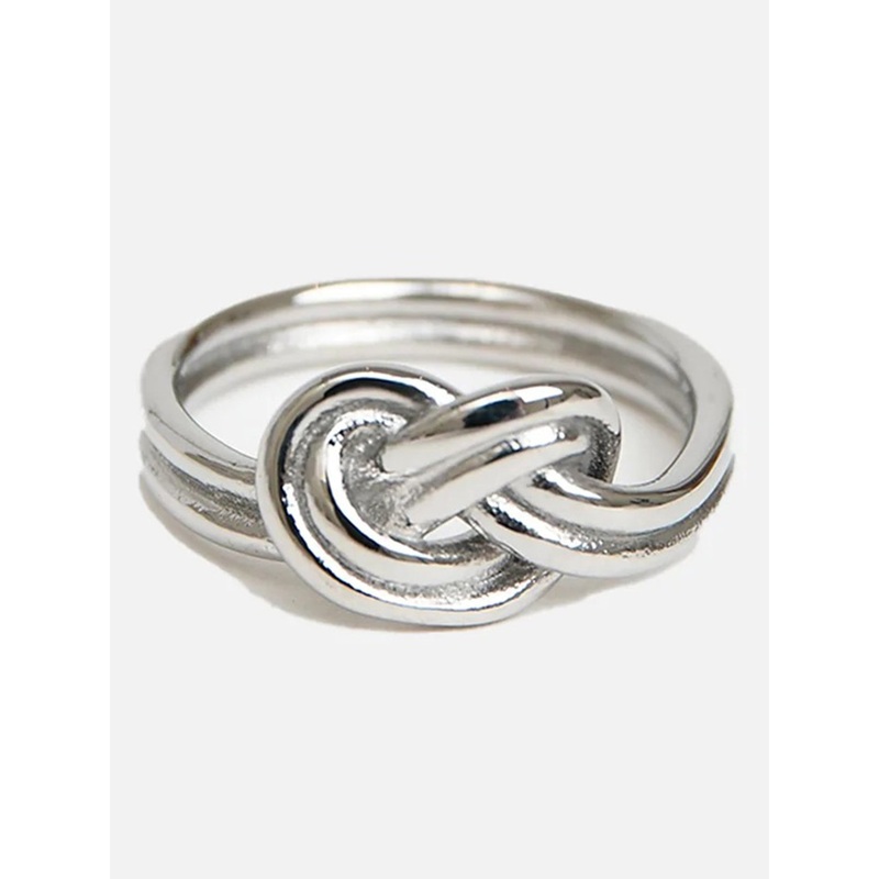 Avec Noeud Argent Ring|05|06|07|08|09|10|ARGENT/SILVER
