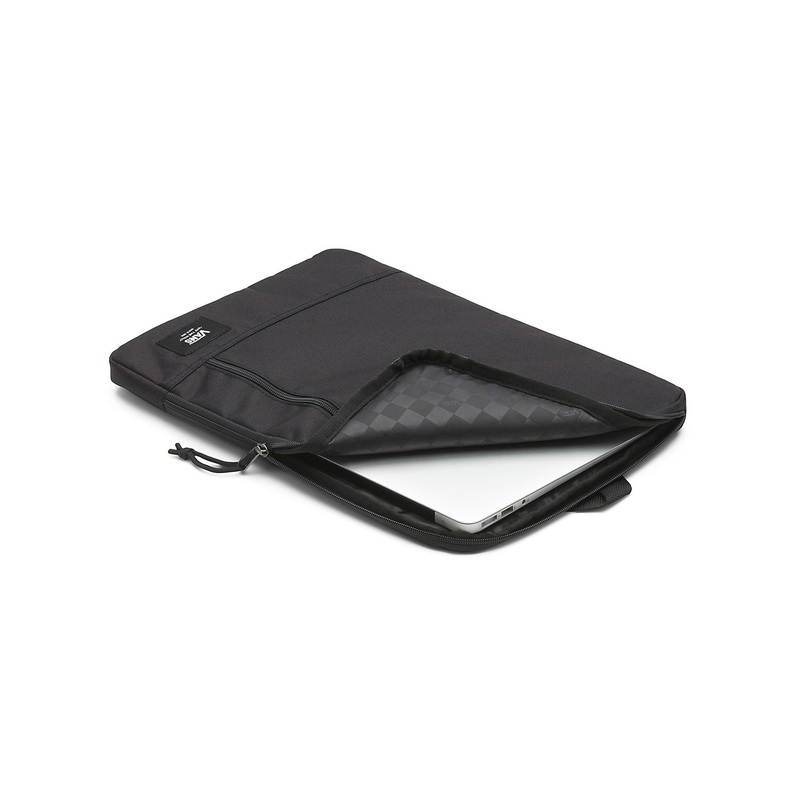 Padded Laptop Sleeve|O/S|BLACK (BLK)|BLACK/WHITE CHECK (HU0)