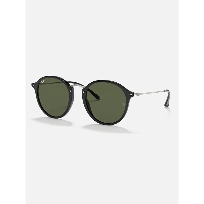 Round Fleck Black/G-15 Green Sunglasses
