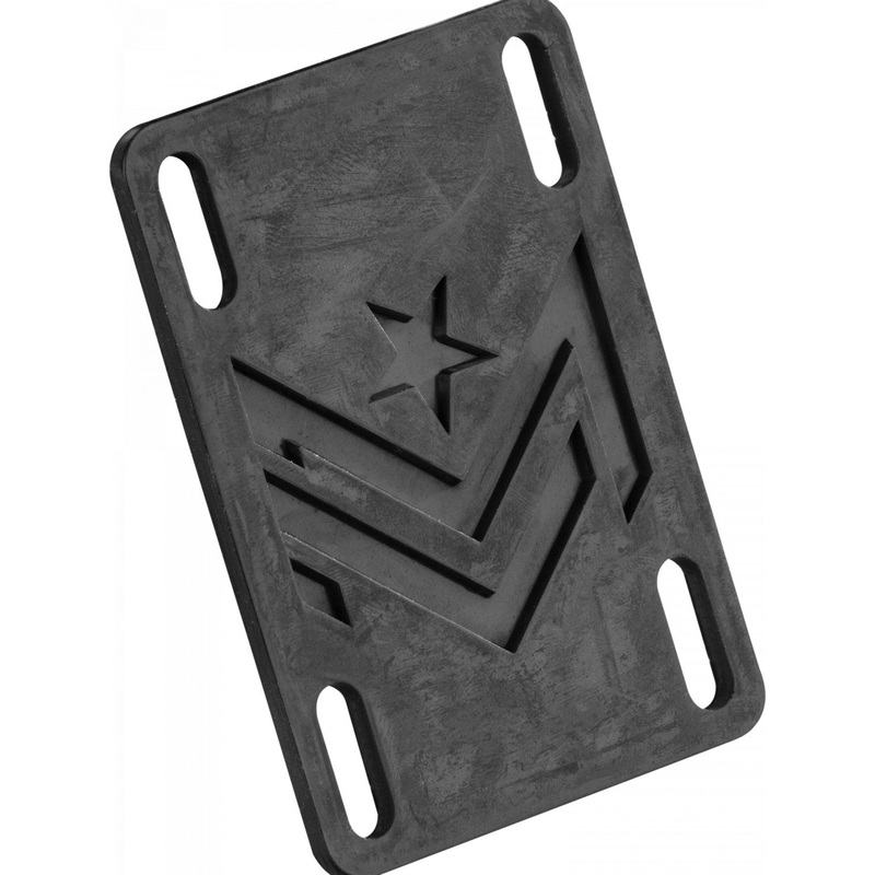 Rubber 0.1” Risers|0.1|BLACK