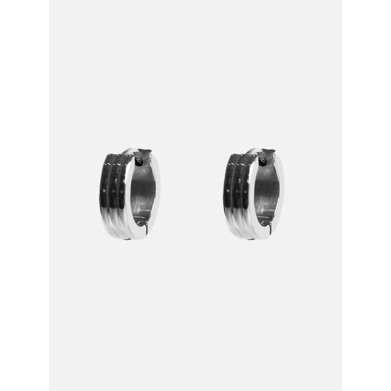 Anneaux Dormeuses 2 Argent Earrings