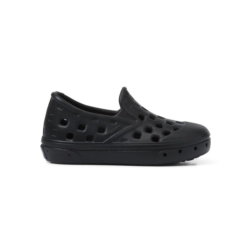 Trek Black Slip-On Shoes (Kids)