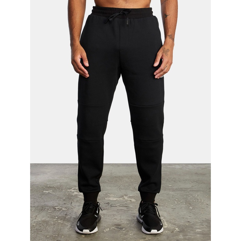 VA Tech Fleece II Sweatpants|SM|MED|LRG|XL|BLACK (BLK)|ATHLETIC HEATHER (AHR)