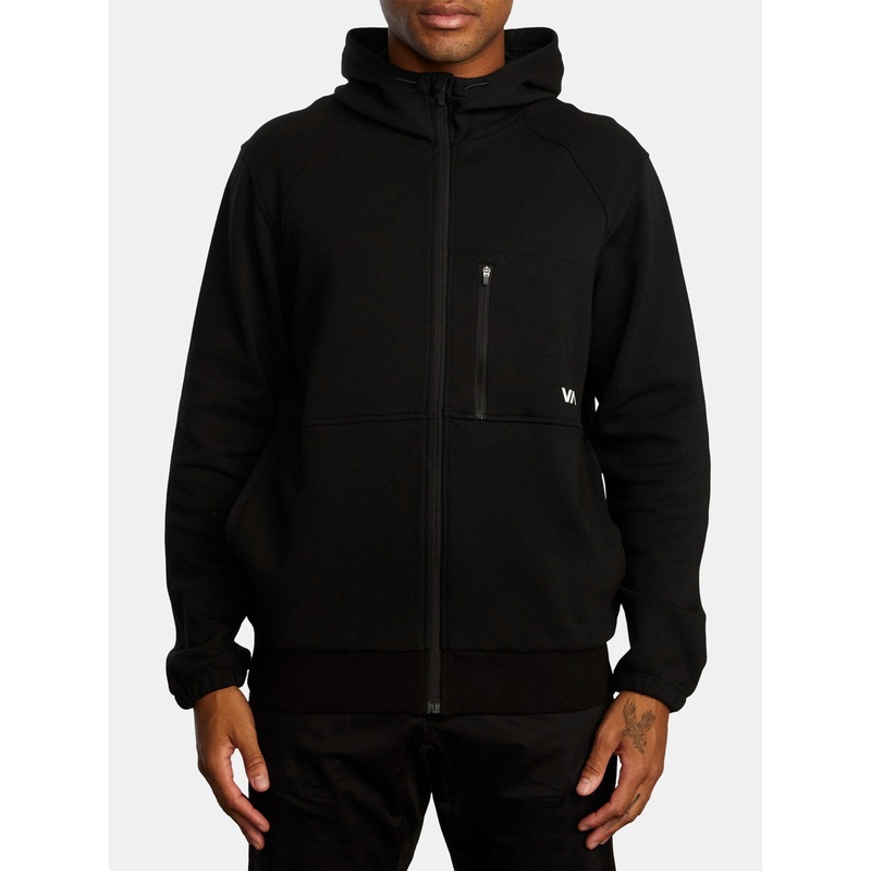 VA Tech Fleece II Zip Hoodie|SM|MED|LRG|XL|BLACK (BLK)|BLACK 2 (BL2)
