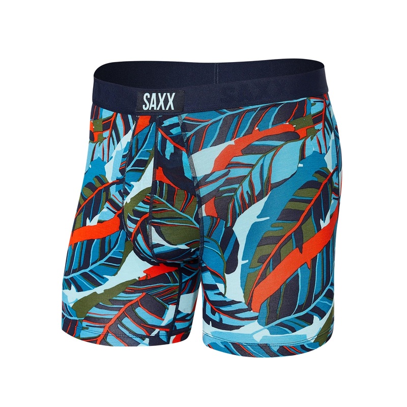 Vibe Super Soft Brief Blue Pop Up Jungle Boxer