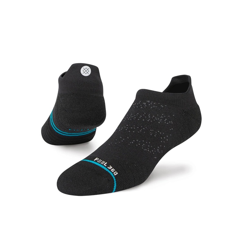 Athletic Tab Socks|SM|MED|LRG|BLACK (BLK)