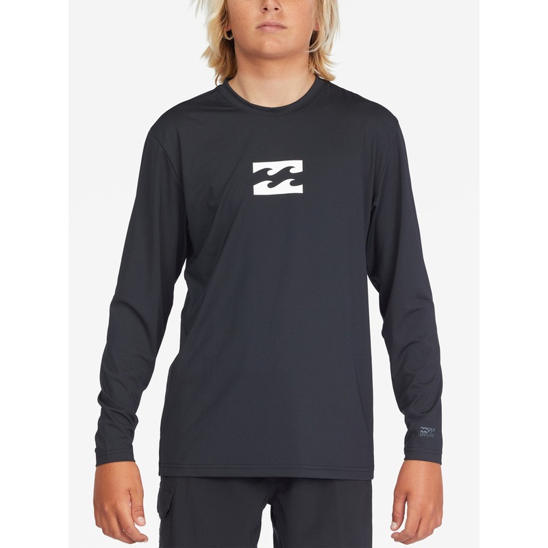 All Day Wave Loose Fit Long Sleeve Rashguard (Boys 7-14)