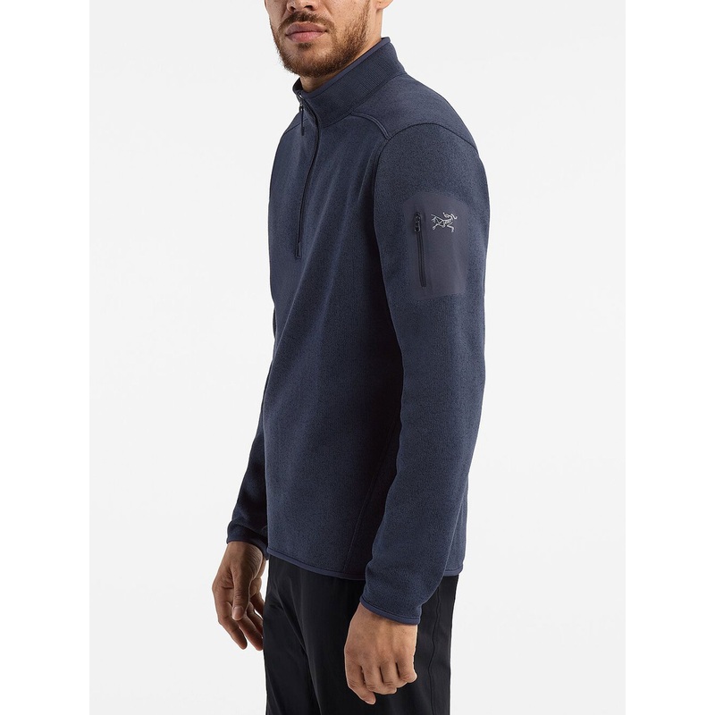 covert-1-2-zip-sweatshirt-sm-med-lrg-xl-black-sapphire-heather_1 Covert 1/2 Zip Sweatshirt|SM|MED|LRG|XL|BLACK SAPPHIRE HEATHER