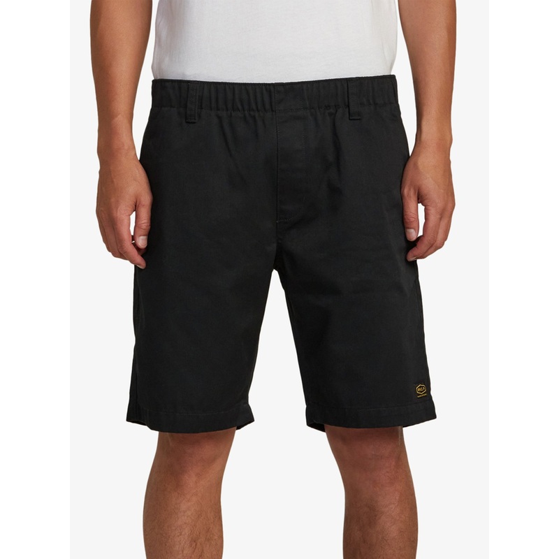 Americana Elastic Shorts|SM|MED|LRG|XL|BLACK (BLK)