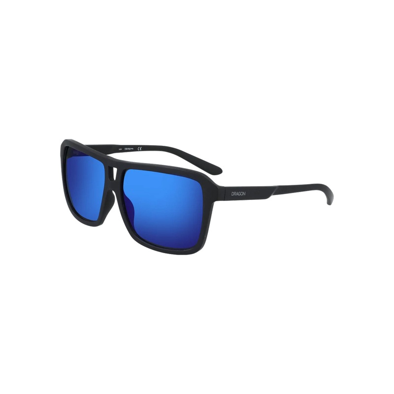 The Jam Upcycled Matte Black/Ll Blue Ion Sunglasses