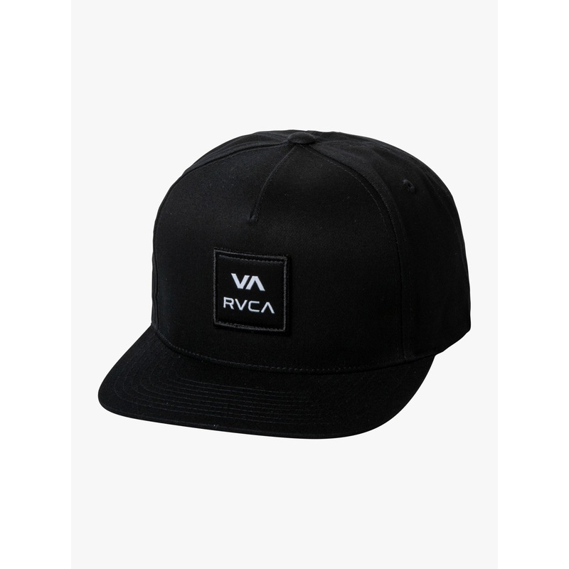 RVCA Square Snapback Hat|O/S|BLACK (BLK)|SMOKE (SMK)