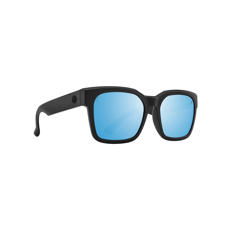 Dessa Matte Black/Boost Ice Blue Mirror Sunglasses