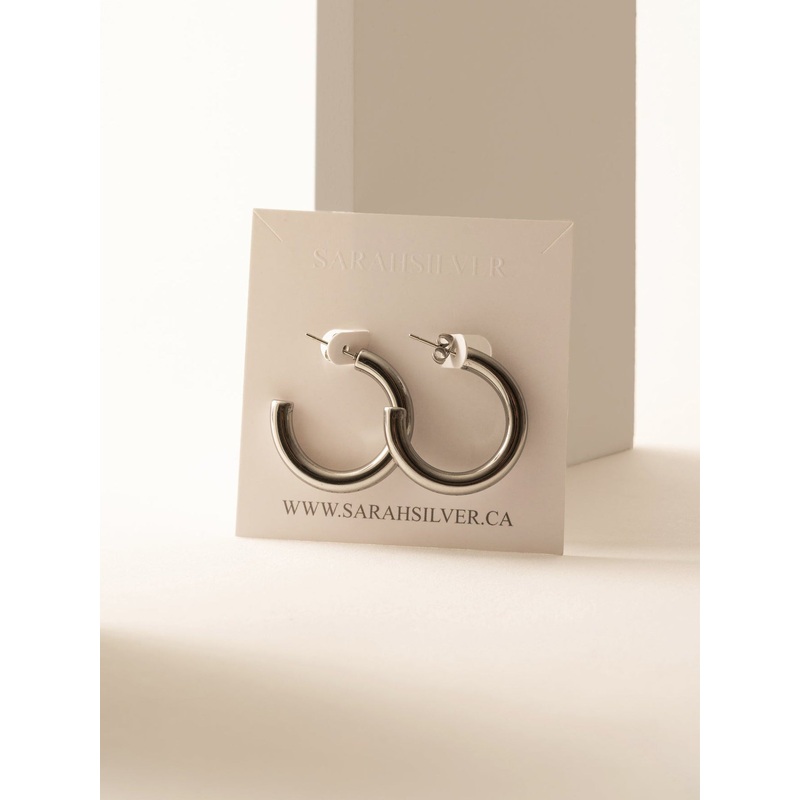 Anneaux Silver Earrings|O/S|SILVER
