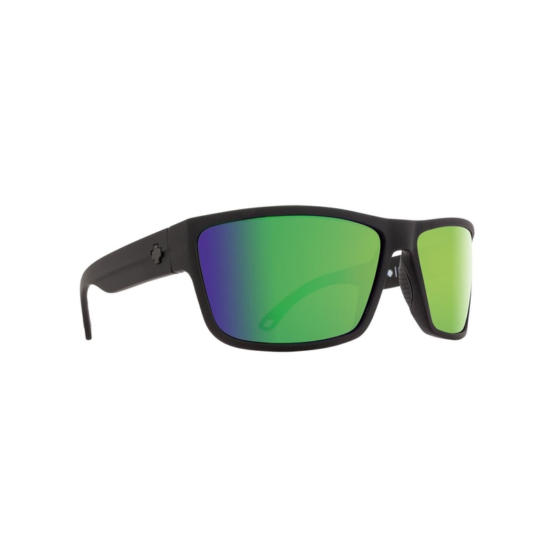 Rocky Soft Matte Black/HD Plus Bronze Polarized/Green Spectra Mirror Sunglasses