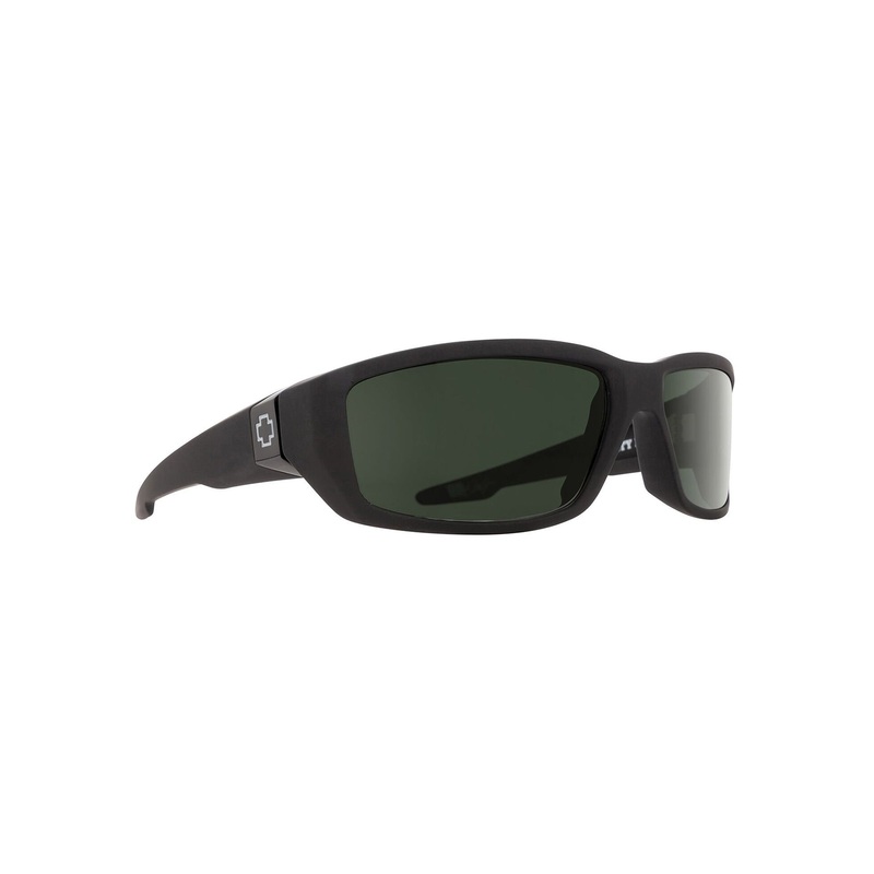 Dirty Mo Soft Matte Black/HD Plus Grey Green Polarized Sunglasses
