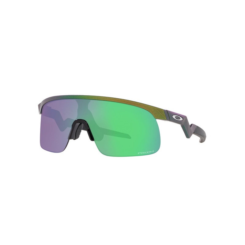 Resistor Matte Silver/Green Colorshift/Prizm Jade Sunglasses