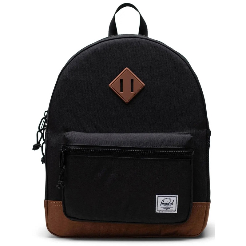 Heritage Backpack (Kids)|O/S|BLACK/SDL BROWN (04735)|BLACK/SADDLE BRN (04735)