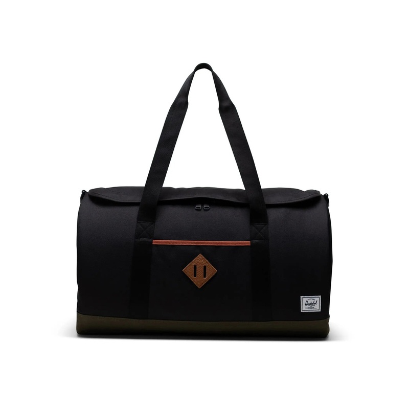 Heritage Duffle Bag|O/S|BLK/IVY GRN/CHTN (05883)|BLACK/SDL BROWN (04735)|BLACK TONAL (05881)|ASH ROSE (02077)|BLACK/SADDLE BROWN (04735)