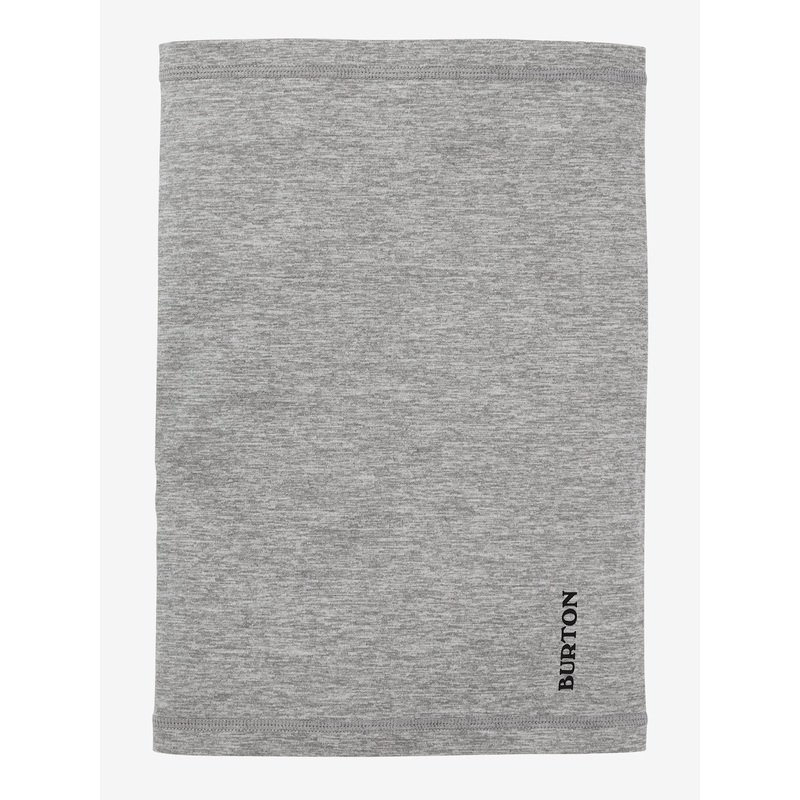 Midweight Neck Warmer|O/S|GREY HEATHER (021)|TRUE BLACK (001)