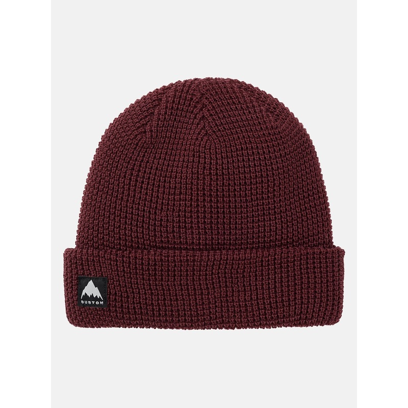 Recycled Waffle Beanie|O/S|ALMANDINE (500)|MUSHROOM (250)|ROCK LICHEN (301)