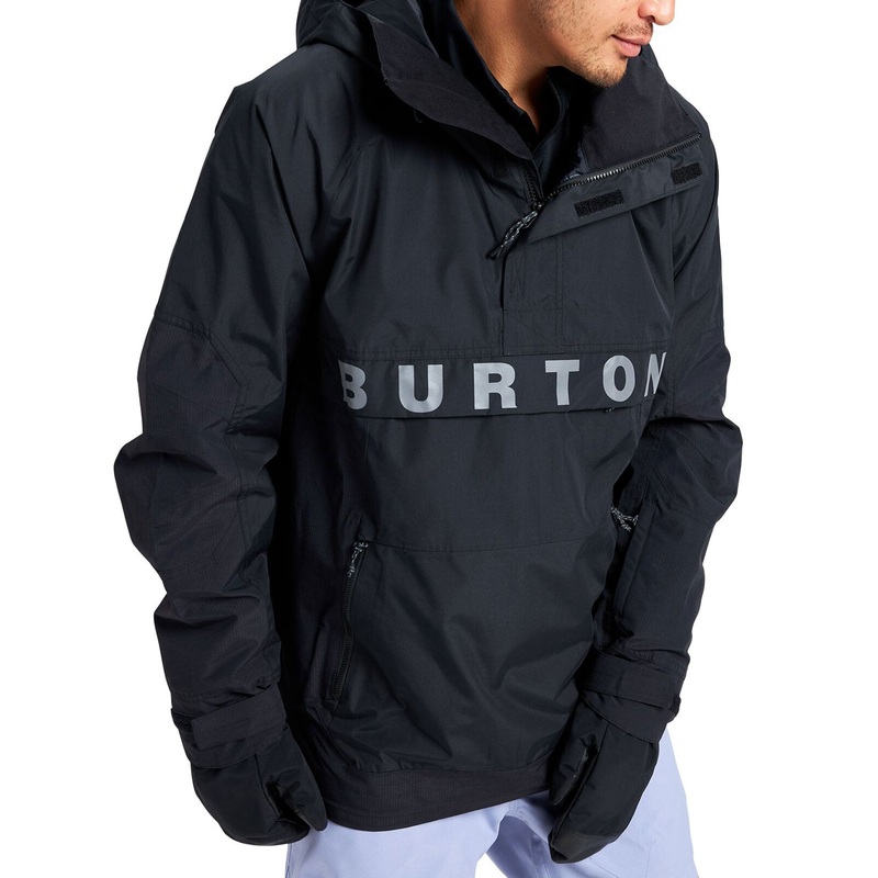 Frostner Anorak 2L Jacket|SM|MED|LRG|XL|TRUE BLACK (002)