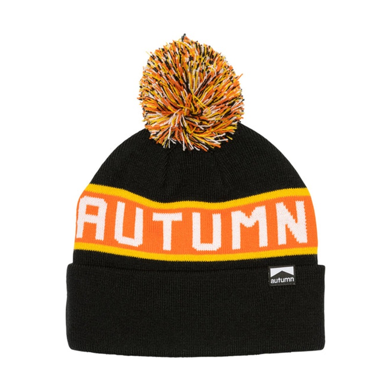 Burnout Pom Beanie|O/S|BLACK|BROWN